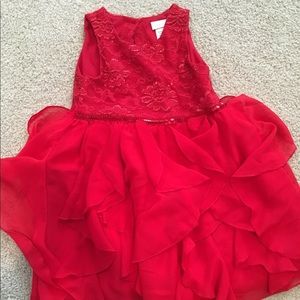 Youngland red toddler dress